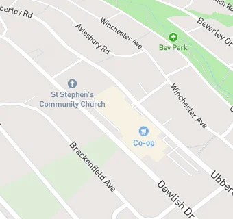 map for St.Stephens Community Church