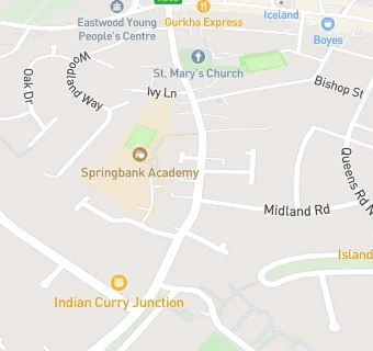 map for Church View Dental Practice