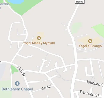 map for Ysgol Y Rhos