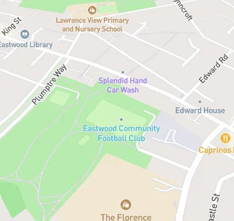 map for Eastwood Community Football Club