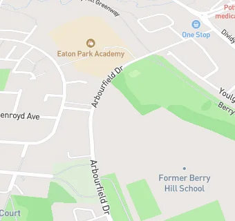 map for Berry Hill High School and Sports College