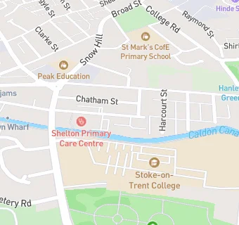 map for Norfolk Street Surgery