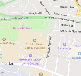 map for St John Fisher Catholic College