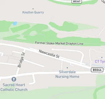 map for SILVERDALE NURSING HOME