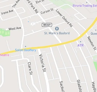 map for Basford Off Licence