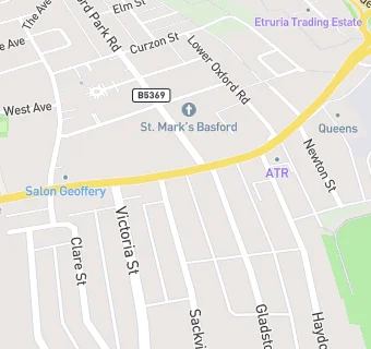 map for Staffordshire Skin and Laser Clinic