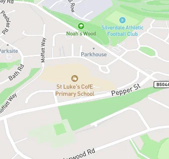 map for St Luke's CofE (C) Primary School