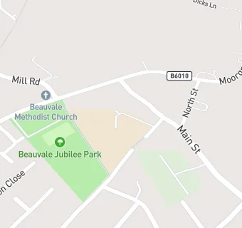 map for Greasley Beauvale Junior School