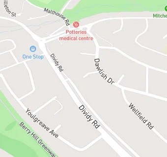 map for Dividy Road, Stoke-On-Trent