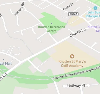 map for KNUTTON ST MARY'S C OF E ACADEMY