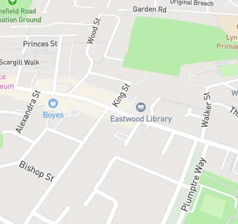 map for Eastwood Dental Centre