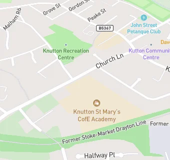 map for Knutton St Mary's CofE (C) Junior School