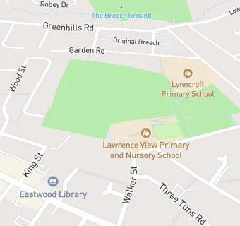 map for Lawrence View Primary and Nursery School