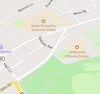 map for Boothby Meadows School