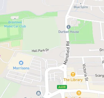 map for Hall Park Academy