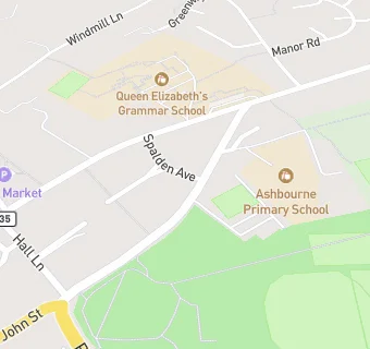 map for Queen Elizabeth Sixth Form Centre