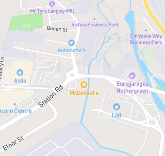 map for McDonald's Restaurant
