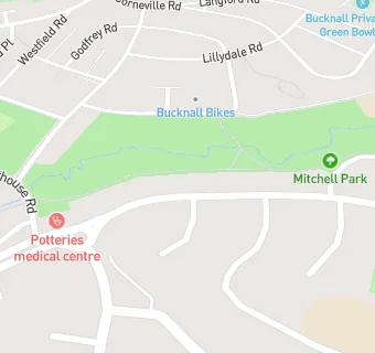 map for Potteries Medical Centre