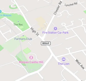 map for Malpas Dental Surgery