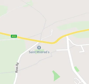 map for St Mildred's CofE (A) Primary School