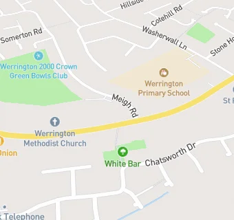 map for Werrington Village Surgery