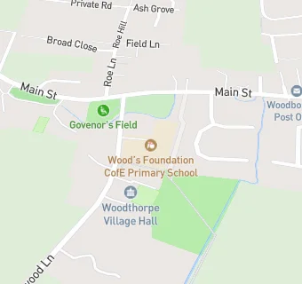 map for Wood's Foundation CofE Primary School