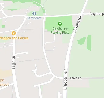 map for Caythorpe Playing Field (and Social Club)