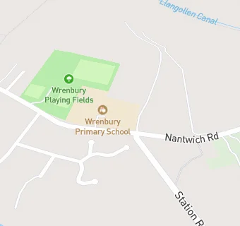 map for Wrenbury Primary School