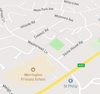 map for Werrington Primary School