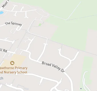 map for Hawthorne Primary  And Nursery School