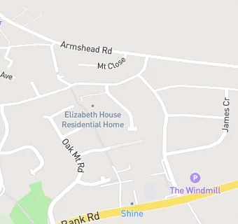 map for ELIZABETH HOUSE REST HOME