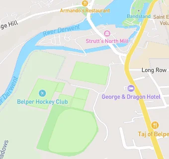 map for Belper Meadows Cricket Club