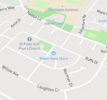 map for Robin Hood Stores