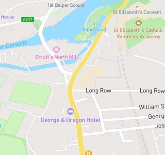 map for Long Row Primary School