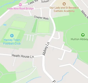 map for Hanley Town Football Club