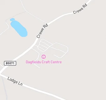 map for Dagfields Tea Rooms