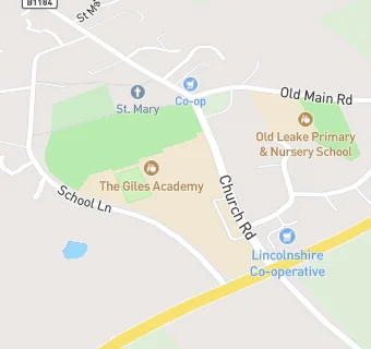 map for The Giles Academy