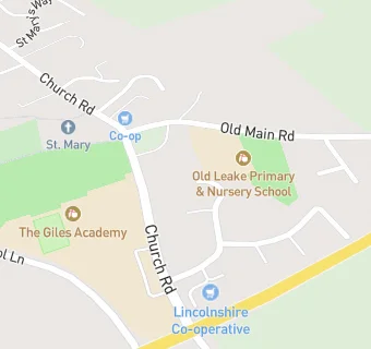 map for Old Leake Fish and Chips