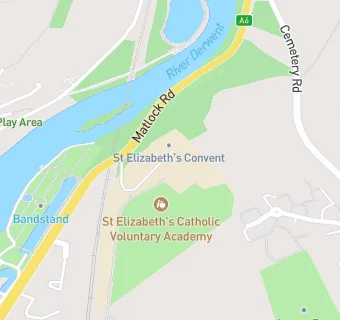 map for St Elizabeth's Roman Catholic Primary School