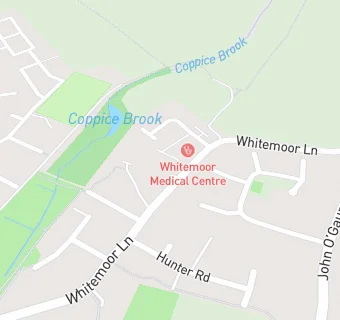 map for Whitemoor Medical Centre