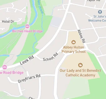 map for Abbey Hulton Primary