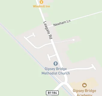 map for Gipsey Bridge Village Stores