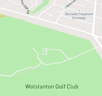 map for WOLSTANTON GOLF CLUB