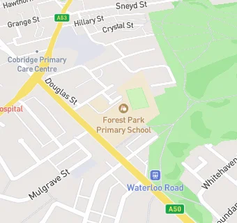 map for Forest Park Primary School