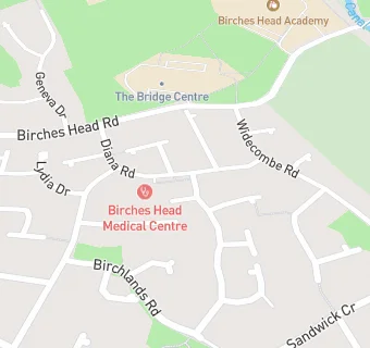 map for Birches Head Medical Centre