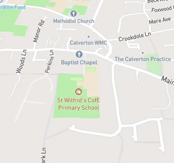 map for St Wilfrid's CofE Primary School