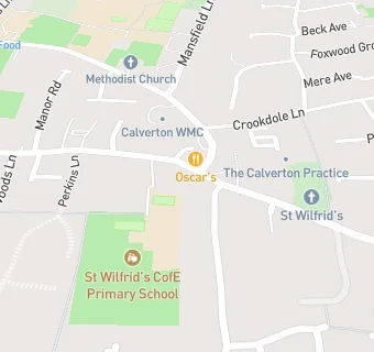 map for St Wilfrids Primary School