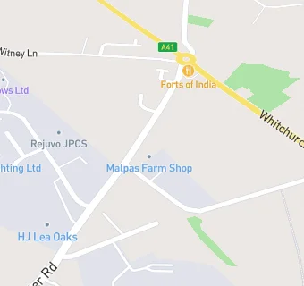 map for Malpas Farm Shop