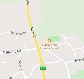 map for The Sibsey Free Primary School