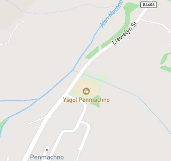 map for Ysgol Penmachno